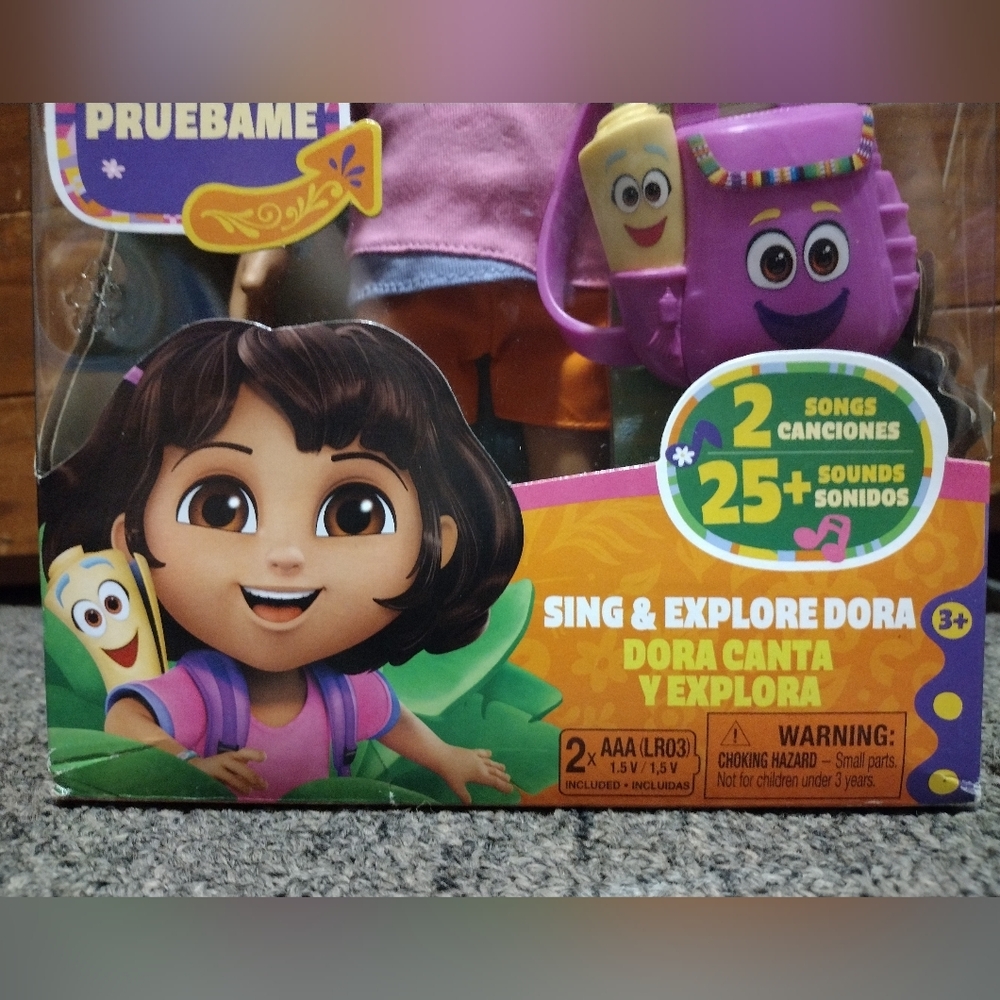 Nickelodeon Dora Sing & Explore Dora Adventure Doll - Pink and Purple - Picture 2 of 5
